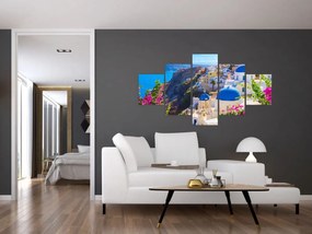 Obraz - Santorini, Grecja (125x70 cm)