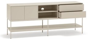 Kremowa szafka pod TV 175x74x45 cm Platt – Teulat