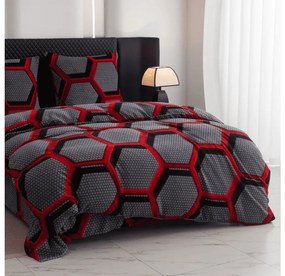 PrzytulneMieszkanie.pl PrzytulneMieszkanie.pl Pościel z mikropluszu ZORINO szara Rozmiar pościeli: 70 x 80 cm | 140 x 200 cm