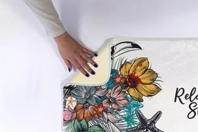 Dywanik pod prysznic Dywanik pod prysznic Ptaki Kwiaty