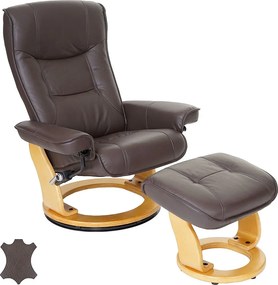 Leżanka Halifax,  brązowy, naturalny brąz