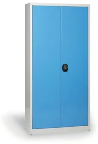 Kovona Szafa biurowa – zdemontowana, 1950 x 950 x 600 mm, szary/niebieski