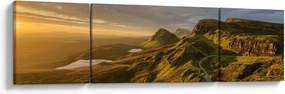 Obraz pasma górskiego (170x50 cm)
