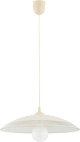 Žyrandol na przewodzie SOTI 1xE27/15W/230V kremowy