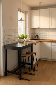 Nowoczesny, czarny stolik barowy B2-B97