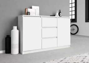 Komoda Dalio 120 cm 2D3S z szufladami i półkami