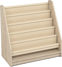 Regał szkolny z półkami z tkaniny - biblioteczka Jaś