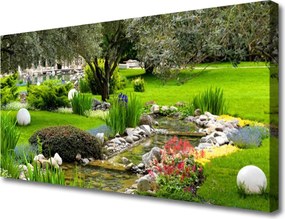 Obraz canvas Kwitnący Ogród Marzeń