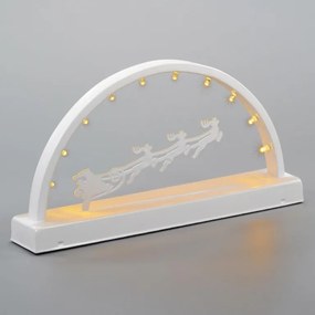 Metalowy łuk świetlny, ciepła biel, 10 diod LED, wyłącznik c