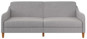 Jasnoszara sofa rozkładana 196 cm Jasper – Støraa