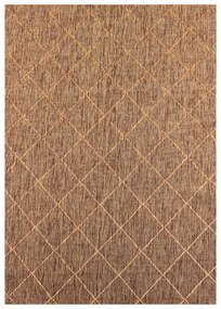 Dywan zewnętrzny Zagora Romby ceglany 80 cm x 150 cm
