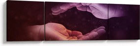 Obraz dłoni (170x50 cm)