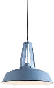 Wisząca lampa vintage niebieska 43 cm - Living