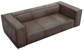 Brązowa skórzana sofa 227 cm Madame – Windsor &amp; Co Sofas
