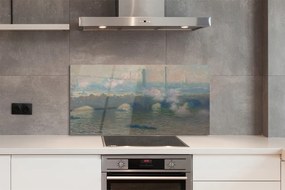 Szklany Panel Most w Waterloo - Claude Monet