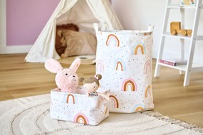 Płócienny koszyk, 28 x 21 x 16 cm