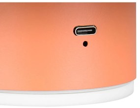 Pomarańczowy kinkiet LED na USB Davey – Trio