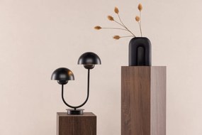 Czarna designerska lampa stołowa LYCKORNA