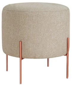 Beżowy puf Copper – Artie