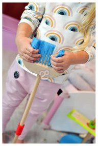 Tooky toy drewniany zestaw do sprzątania dla dzieci 6 el.