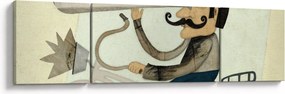 Obraz - Astronom na rowerze (170x50 cm)