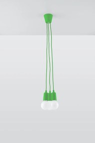 Zielona industrialna lampa wisząca - EX542-Elris
