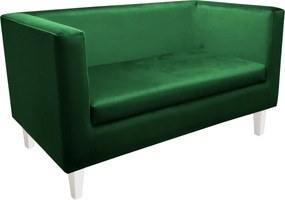 Sofa Monaco : Kolor nogi - Biała, Kolor tkaniny - VELVET - MG25, Typ tkaniny - Velvet, Wysokość nogi - 20 cm