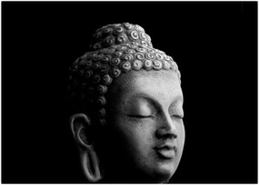 Obraz na szkle - Budda, portret (70x50 cm)