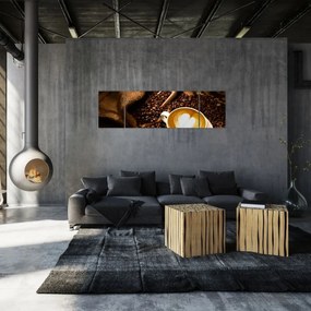 Obraz - Filiżanka kawy (170x50 cm)