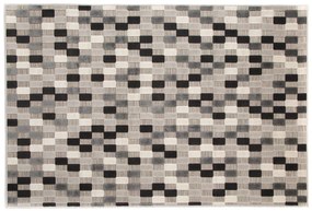 Dywan Flow szary płasko tkany  160 cm x 230 cm