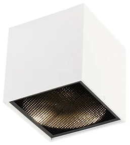 Designerski reflektor natynkowy biały GU10 111mm - Box HoneyDesignerski Oswietlenie wewnetrzne