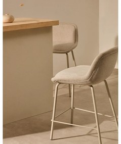 Beżowy hoker (wysokość siedziska 65 cm) Aimin – Kave Home