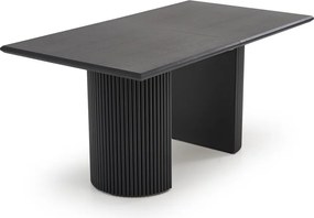 Czarny rozkładany do 250 cm stół Bolero Halmar