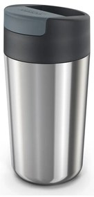 Kubek podróżny w granatowo-srebrnym kolorze 450 ml Sipp – Joseph Joseph