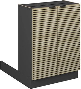 Wyspa kuchenna panel dębowy 60x70x82 fame-line