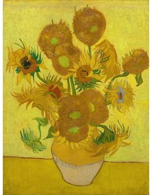 Obraz – reprodukcja 50x70 cm Sunflowers, Vincent van Gogh – Fedkolor