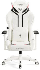 Fotel gamingowy Diablo X-Ray 2.0 King Size, biało-czarny