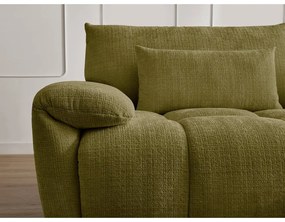 Zielona sofa z tkaniny szenilowej 264 cm Ivane – Bobochic Paris