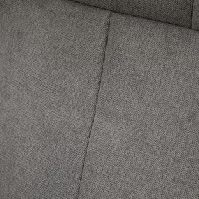 HOMCOM fotel z podnóżkiem regulowane oparcie pianka ciemnoszary