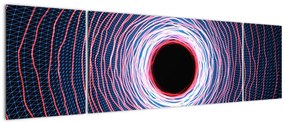 Obraz abstrakcji koła (170x50 cm)