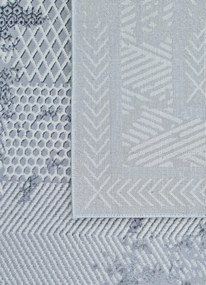 Dywan vintage Beyond Ramki szary 200 cm x 290 cm