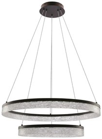 Stylowa czarna lampa wisząca - M0100 Marida