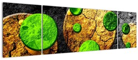 Obraz abstrakcji - Kule (170x50 cm)