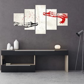 Obraz - Krokodyle (125x70 cm)
