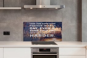 Szkło Ozdobne do Kuchni Napis w Jaskini