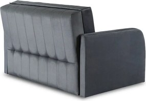 Fotel do Spania VERO 2 Rozkładany Dwuosobowy Amerykanka Szary Nowoczesny