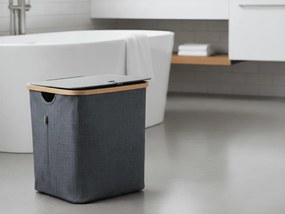 Kosz na pranie NOLVIO 50 L, niebieskoszary