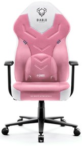 Fotel gamingowy Diablo X-Gamer 2.0 Normal Size, Marshmallow Pink