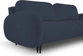 Sofa SOFT z funkcja spania i pojemnikiem CIEMNY NIEBIESKI RUN AGAIN 77