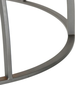 Industrialna lampa wisząca ciemnoszara z drewnem 47 cm - Arthur